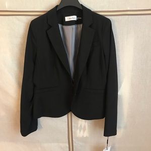 Calvin Klein Blazer - Black Size 12 Petite